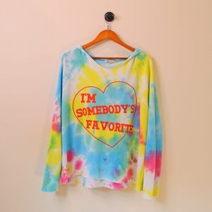 Hand dyed wildfox sweatshirt hoodie super cozy